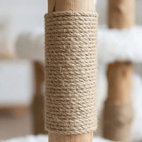 Arbre à Chat Effet Bois Flottant Texture Organique 90cm