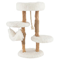 Arbre à Chat Effet Bois Flottant Texture Organique 90cm