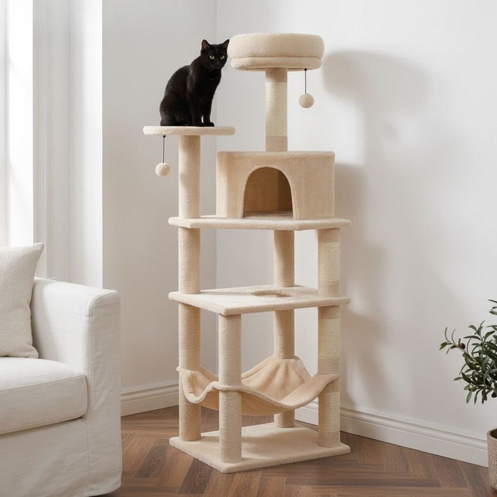 Arbre à Chat Griffoir Design Central 140cm