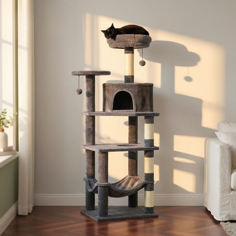 Arbre à Chat Griffoir Design Central 140cm
