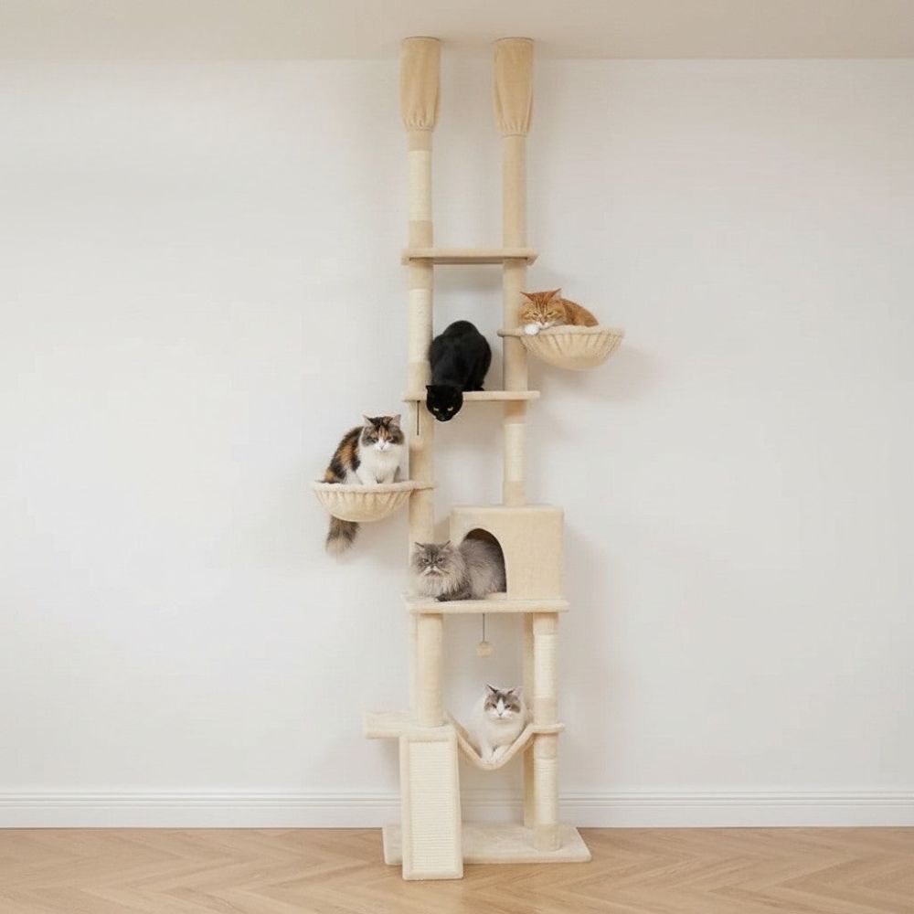 Arbre à Chat Hauteur Maximale Plafond 285cm