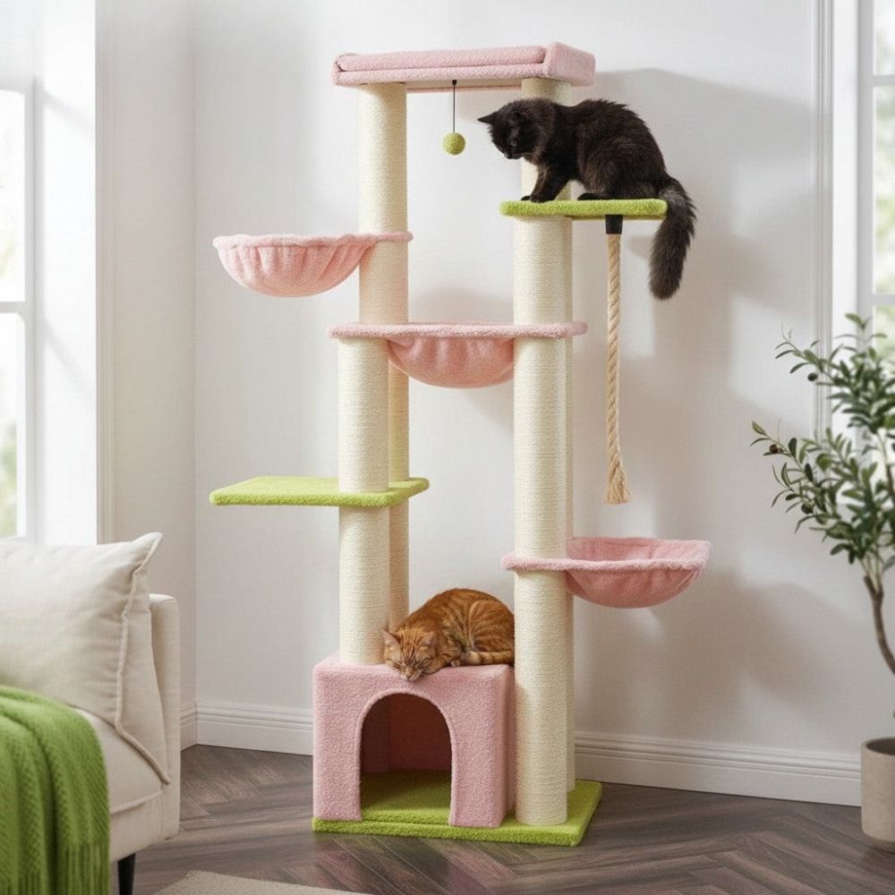 Arbre à Chat Maine Coon Adulte XXL Grande Largeur