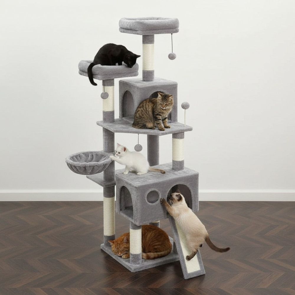 Arbre à Chat Maine Coon pour Appartement 162cm