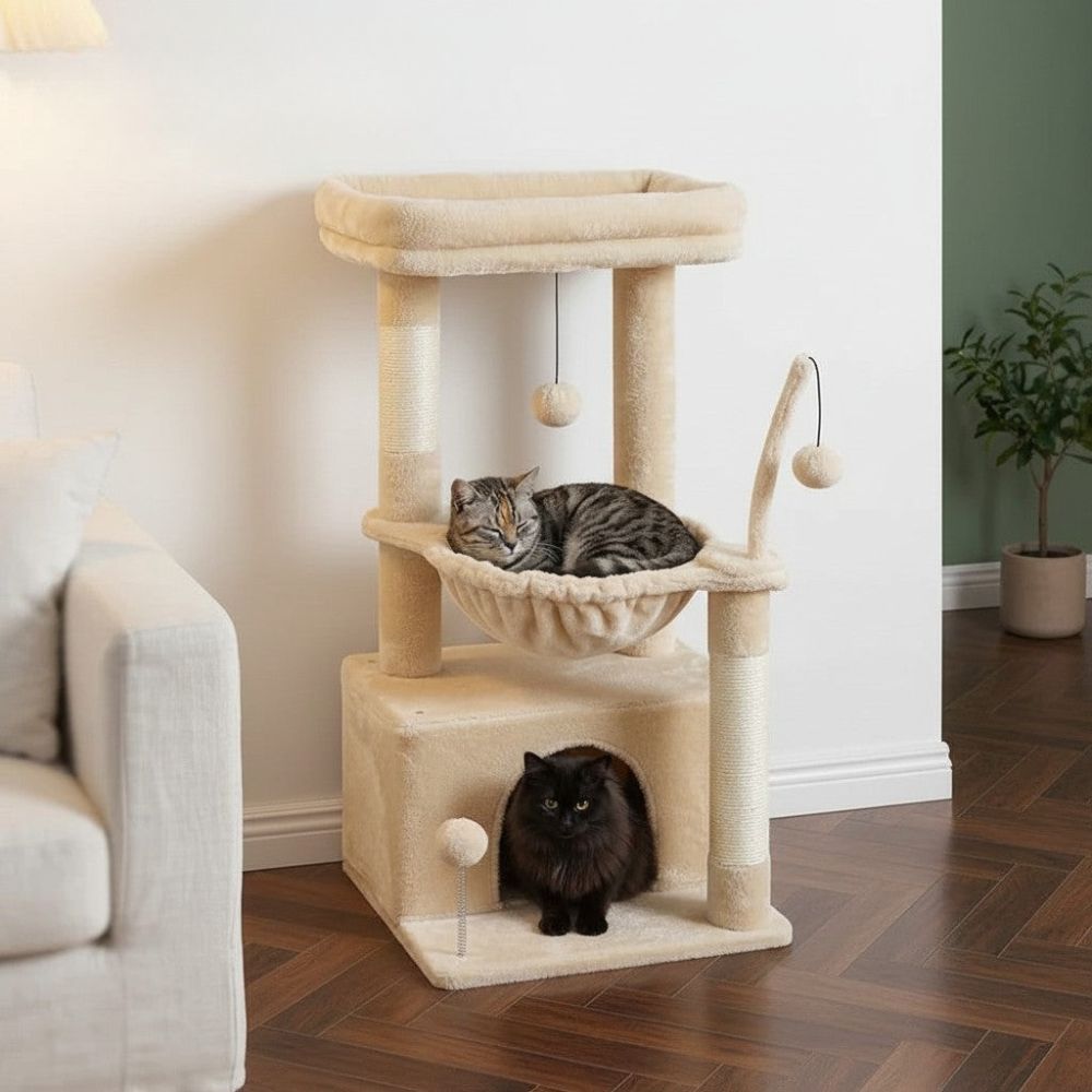Arbre à Chat Petit Appartement Optimisé 84cm