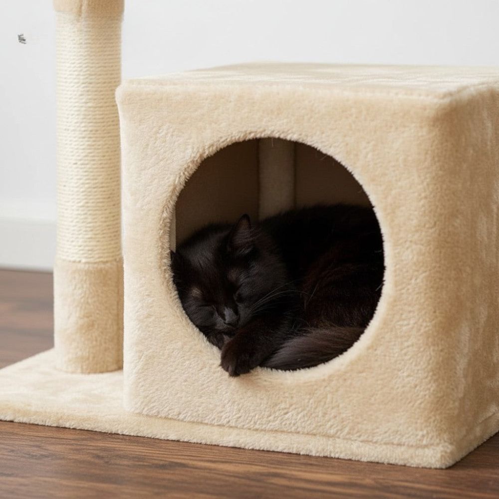Arbre à Chat Petit Encombrement Ultra Compact 81cm