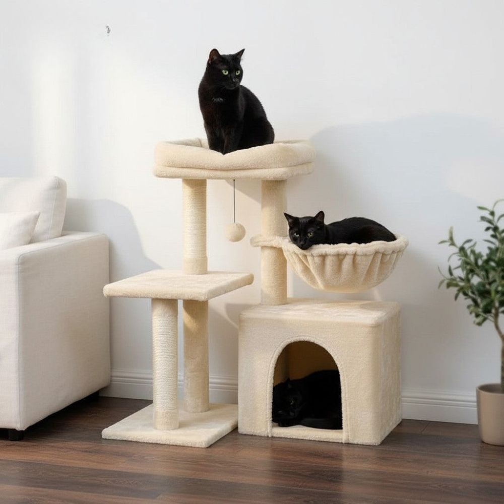 Arbre à Chat Petit Modèle Studio Compact 72cm