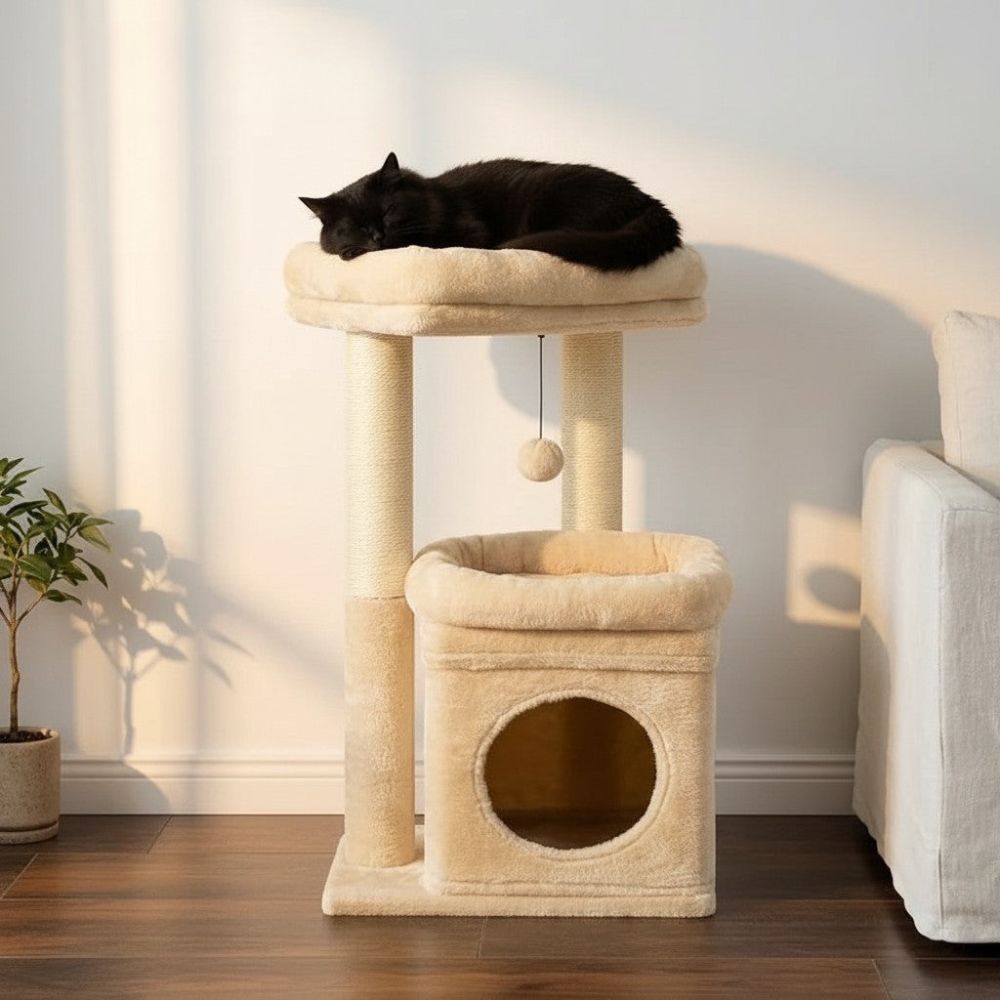 Arbre à Chat Petit Prix Fiable et Compact 60cm