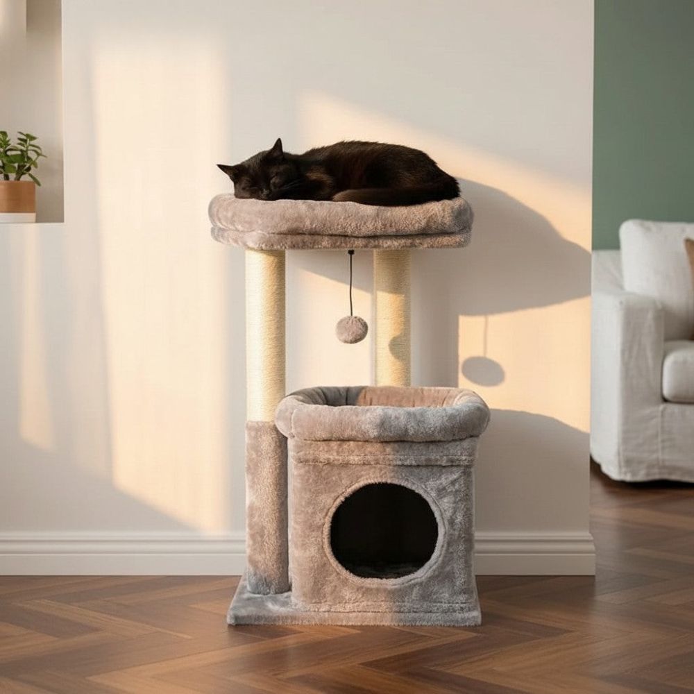 Arbre à Chat Petit Prix Fiable et Compact 60cm