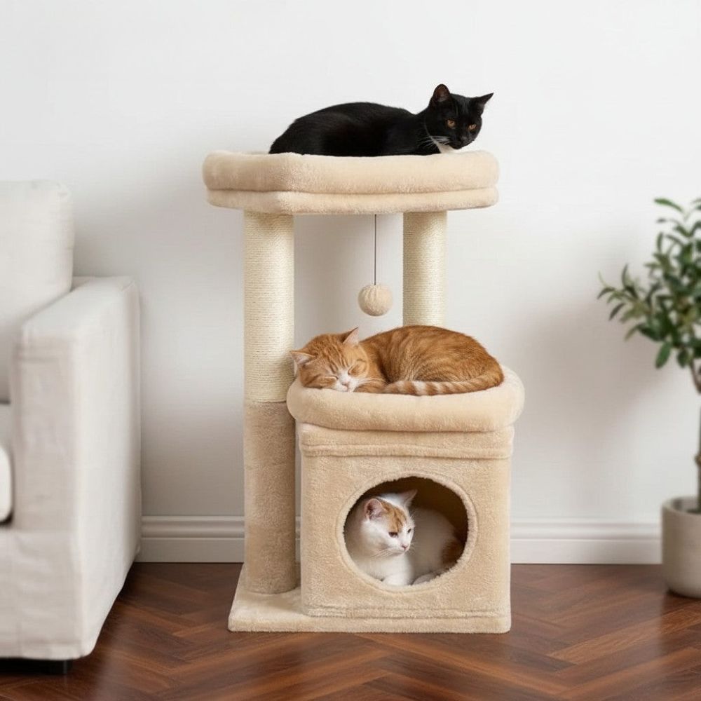 Arbre à Chat Petit Prix Fiable et Compact 60cm