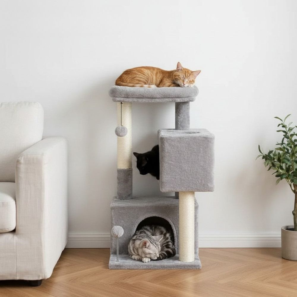 Arbre à Chat pour Petit Appartement Compact 80cm