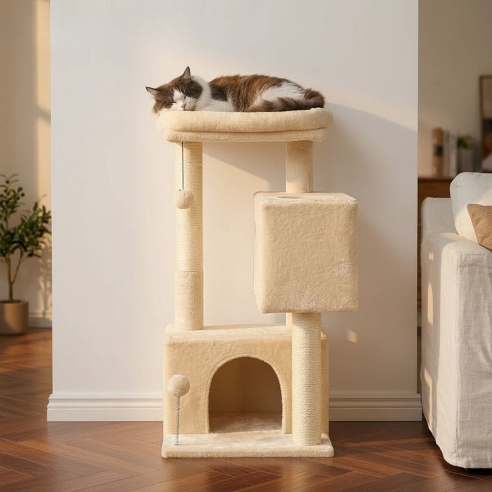Arbre à Chat pour Petit Appartement Compact 80cm