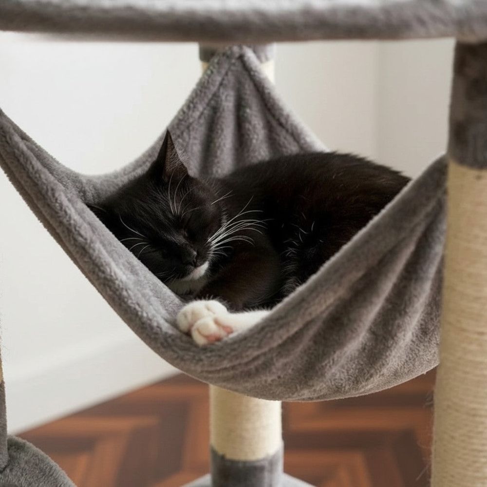 Arbre à Chat Sol-Plafond Finitions Design 258cm