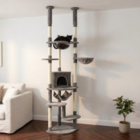 Arbre à Chat Sol-Plafond Finitions Design 258cm
