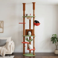 Arbre à Chat Sol-Plafond Finitions Design 258cm