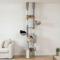 Arbre à Chat Sol-Plafond Jusqu'à 285cm
