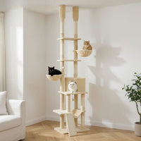 Arbre à Chat Sol-Plafond Jusqu'à 285cm