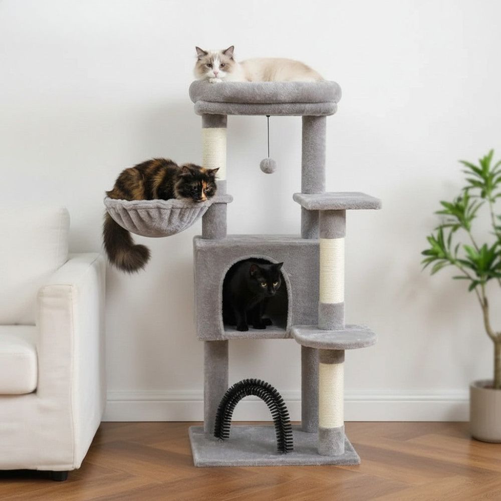 Arbre à Chat Solide au Design Épuré 106cm