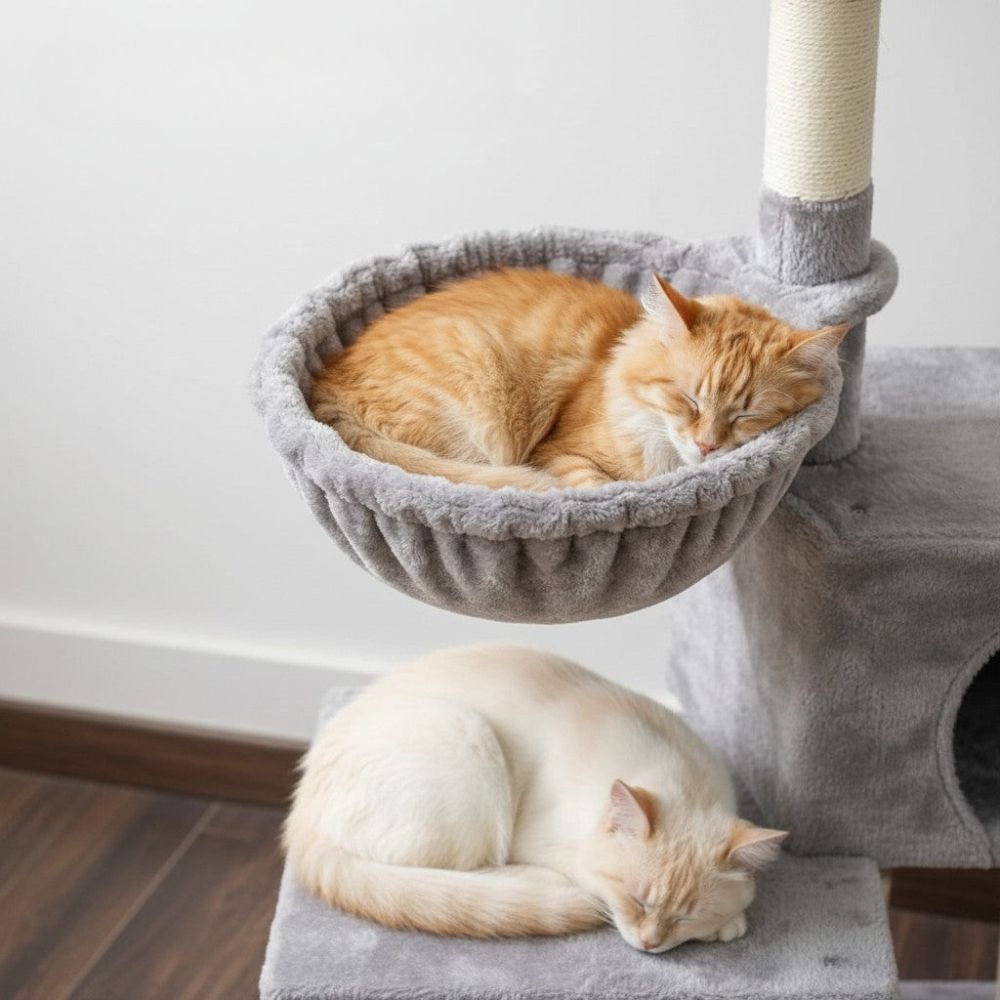 Arbre à Chat Solide au Design Épuré 106cm