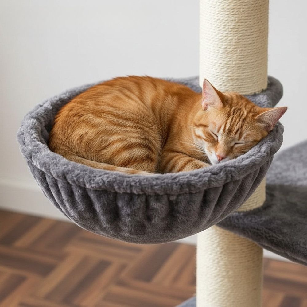 Arbre à Chat Solide pour Maine Coon Grande Surface 170cm