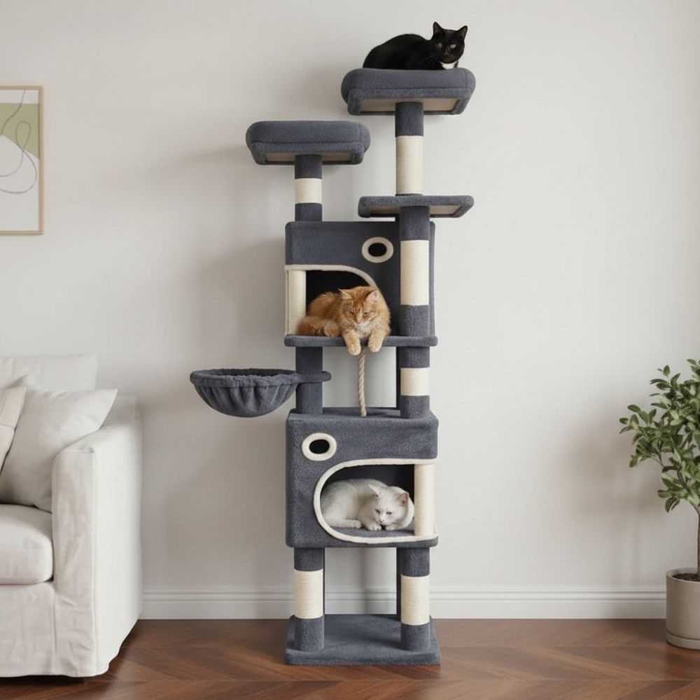 Arbre à Chat Spécial Maine Coon Adapté 160cm