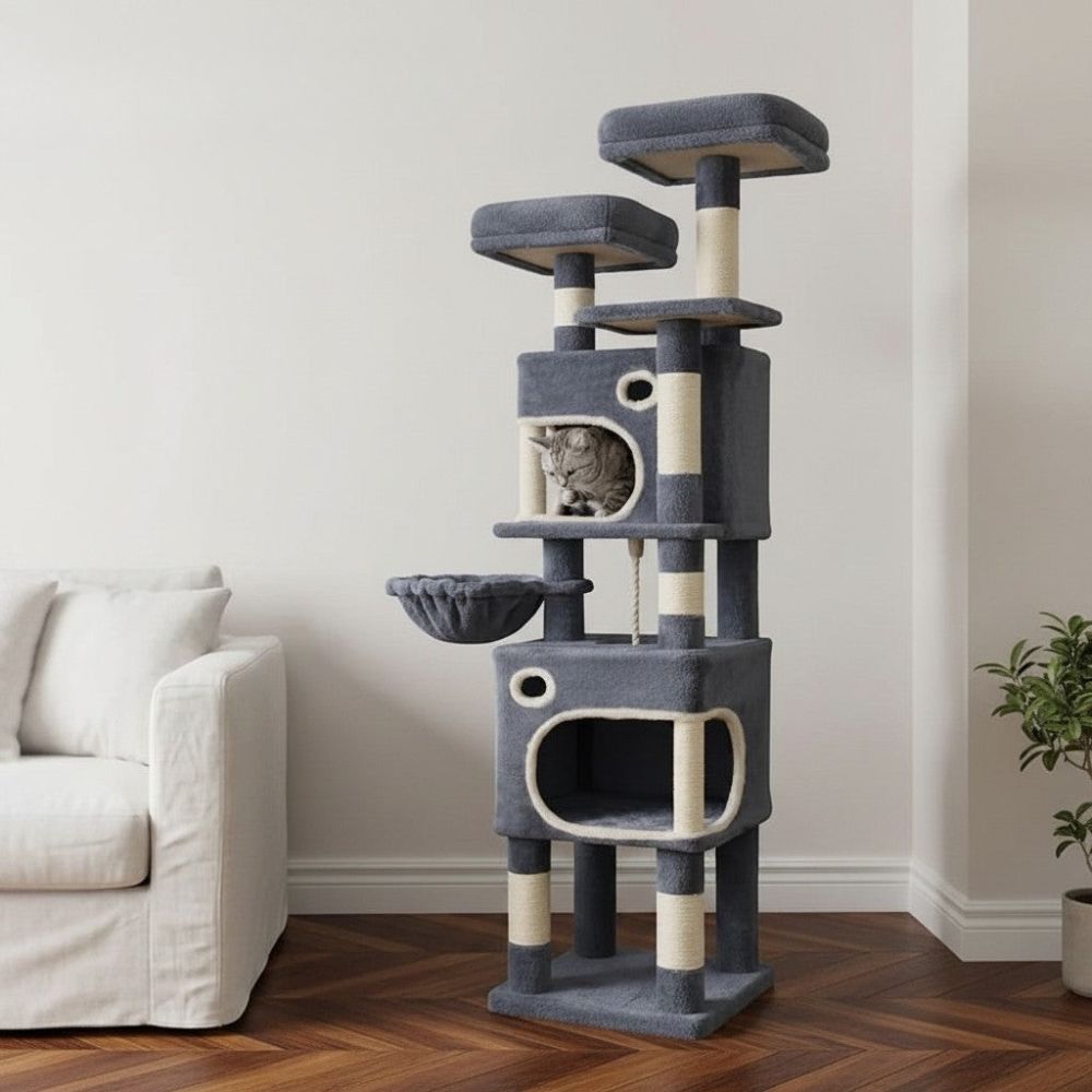 Arbre à Chat Spécial Maine Coon Adapté 160cm