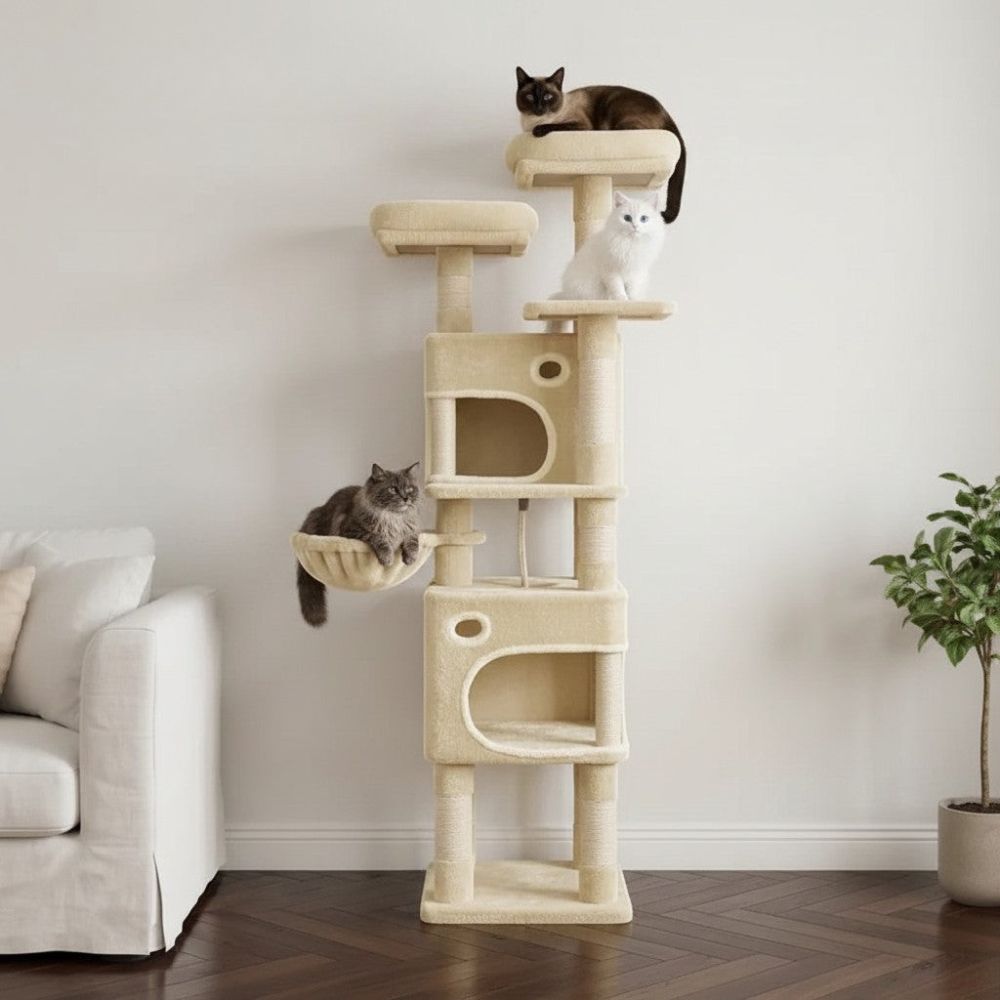 Arbre à Chat Spécial Maine Coon Adapté 160cm