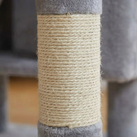 Arbre à Chat Très Haut Beige Structure Élevée 205cm