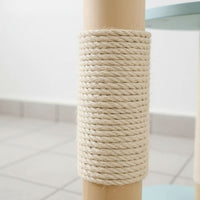 Arbre à Chat Tronc en Bois Flotté Naturel Brut 110cm