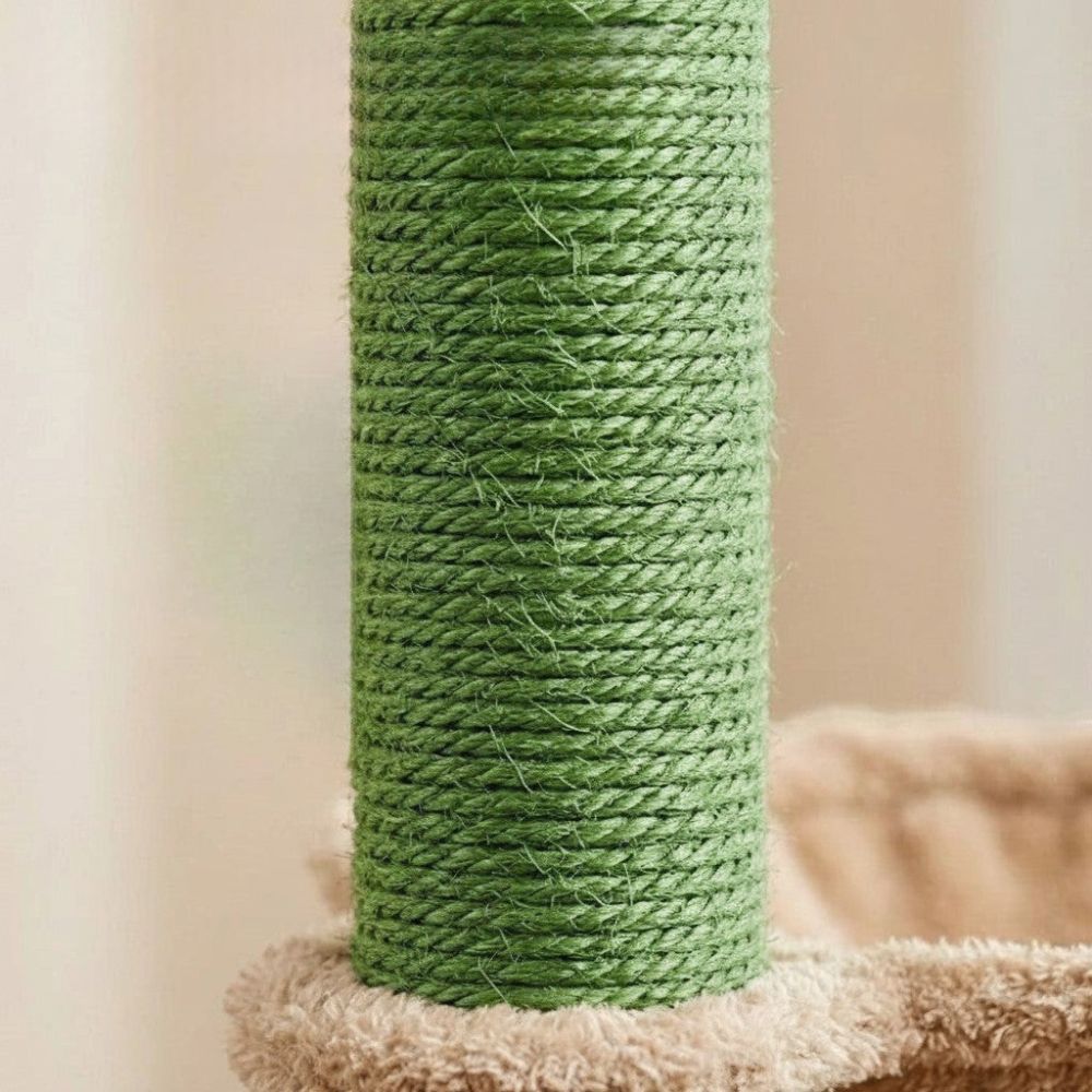 Arbre à Chat Vert Fixation Plafond 275cm