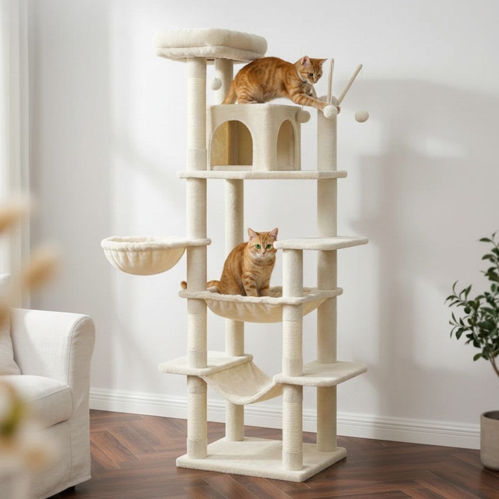 Arbre à Chat XXL 175cm Beige