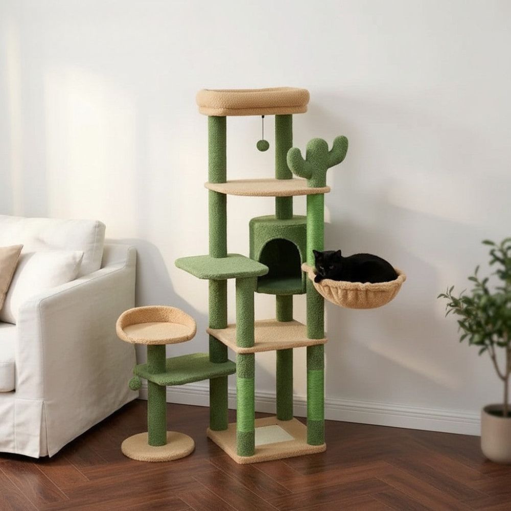Arbre à Chat XXL Grand Gabarit Base 90x84cm