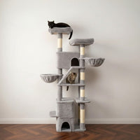 Arbre à Chat XXL Gros Poteau Renforcé 185cm