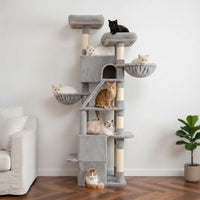 Arbre à Chat XXL Gros Poteau Renforcé 185cm