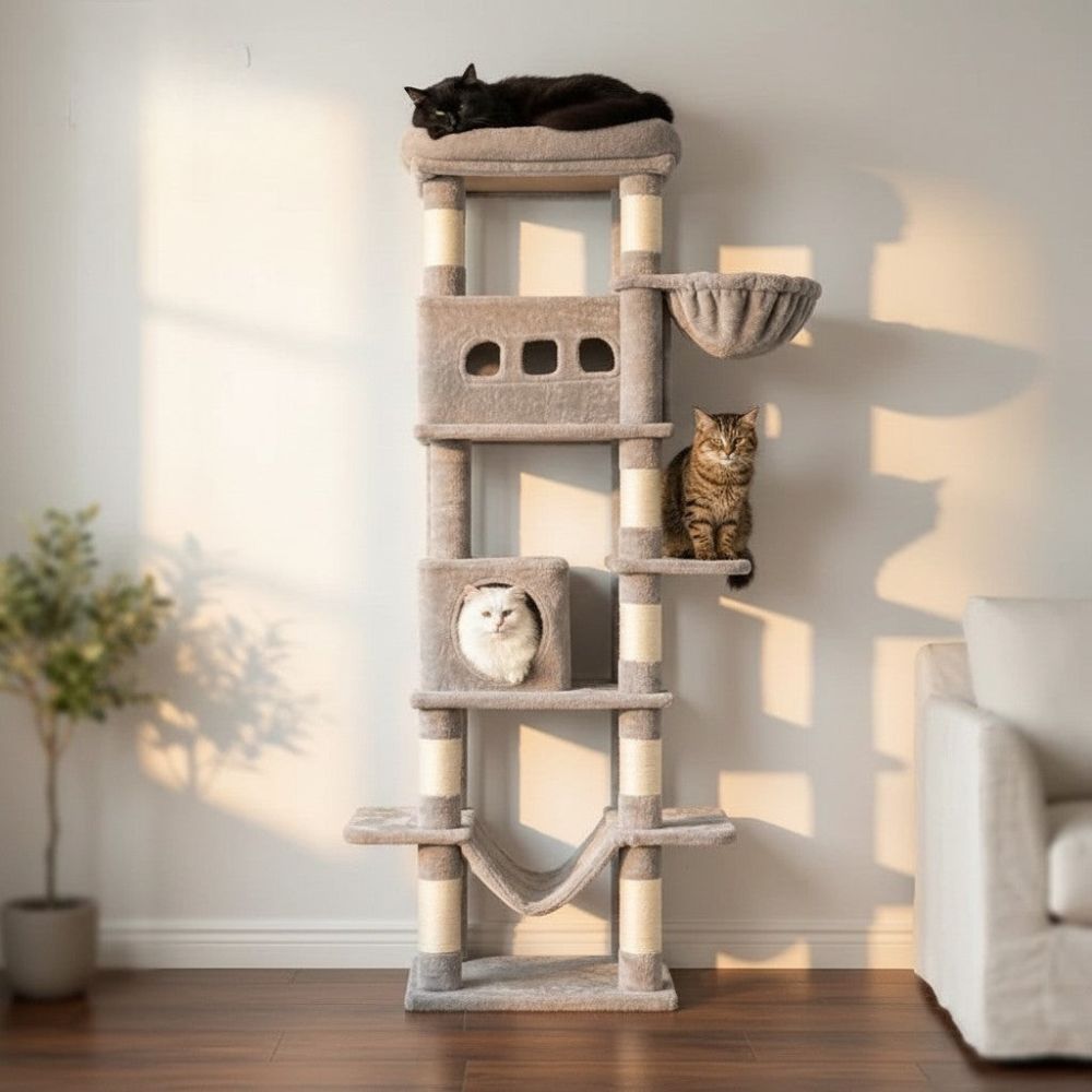 Arbre à Chat XXL Poteaux Massifs 10cm 170cm