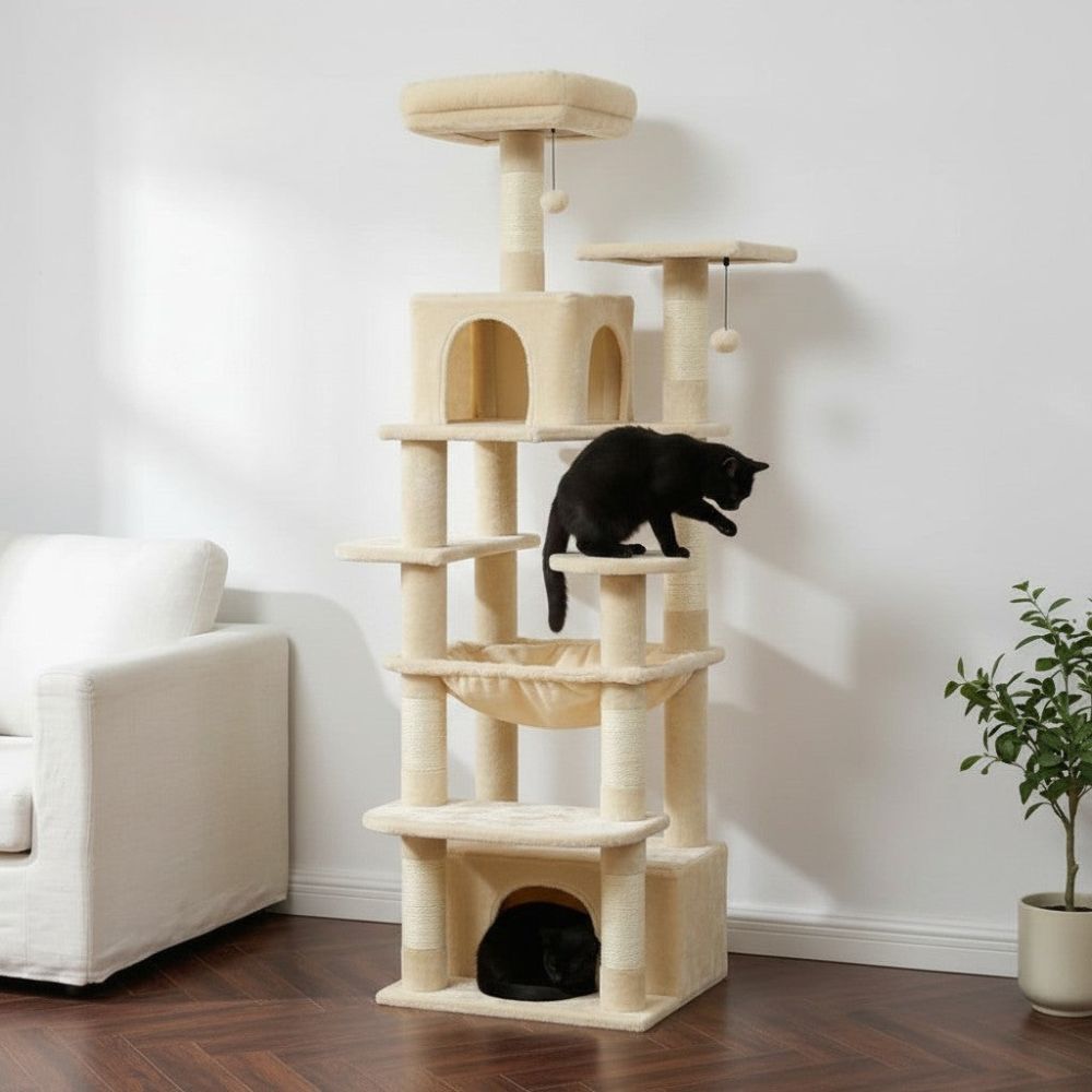 Arbre à Chat XXL pour Grand Chat 164cm