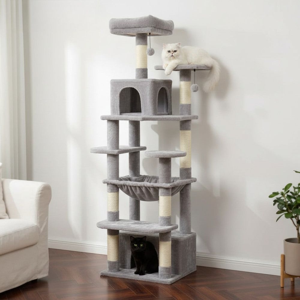 Arbre à Chat XXL pour Grand Chat 164cm