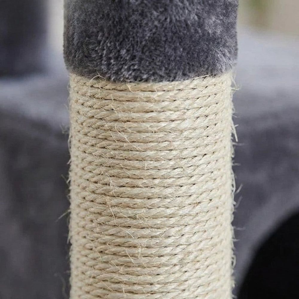 Arbre à Chat XXL pour Maine Coon Empreinte Réduite 175cm
