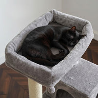 Grand Arbre à Chat Beige Poteaux Renforcés 147cm