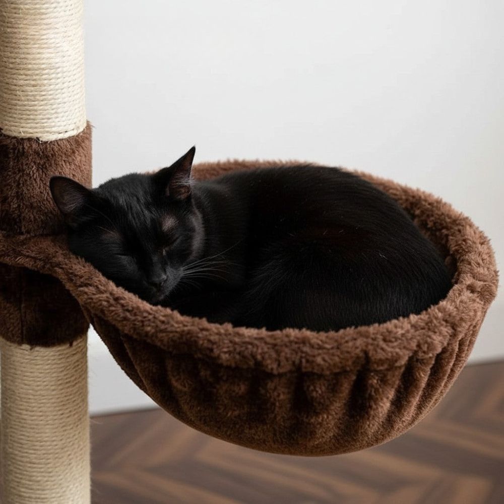 Grand Arbre à Chat Design Moderne 140cm