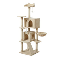 Grand Arbre à Chat Design Moderne 140cm