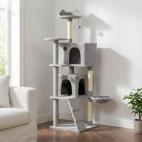 Grand Arbre à Chat Design Moderne 140cm