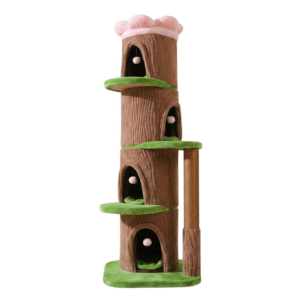 Grand Arbre à Chat Fleur Base XXL 174cm