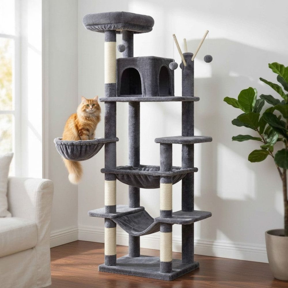 Grand Arbre à Chat pour Maine Coon 175cm