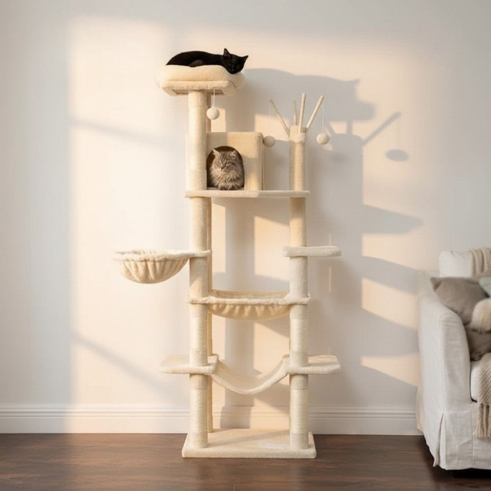Grand Arbre à Chat pour Maine Coon 175cm
