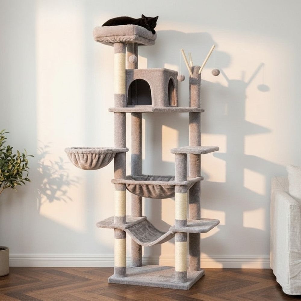 Grand Arbre à Chat pour Maine Coon 175cm