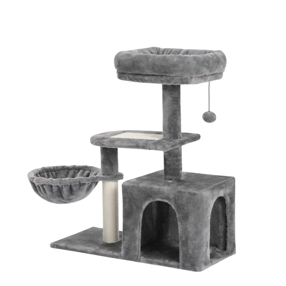 Petit Arbre à Chat 3 Paliers Compact 80cm