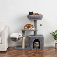 Petit Arbre à Chat avec Balle Suspendue 80cm