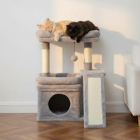 Petit Arbre à Chat avec Cabane Refuge 68cm
