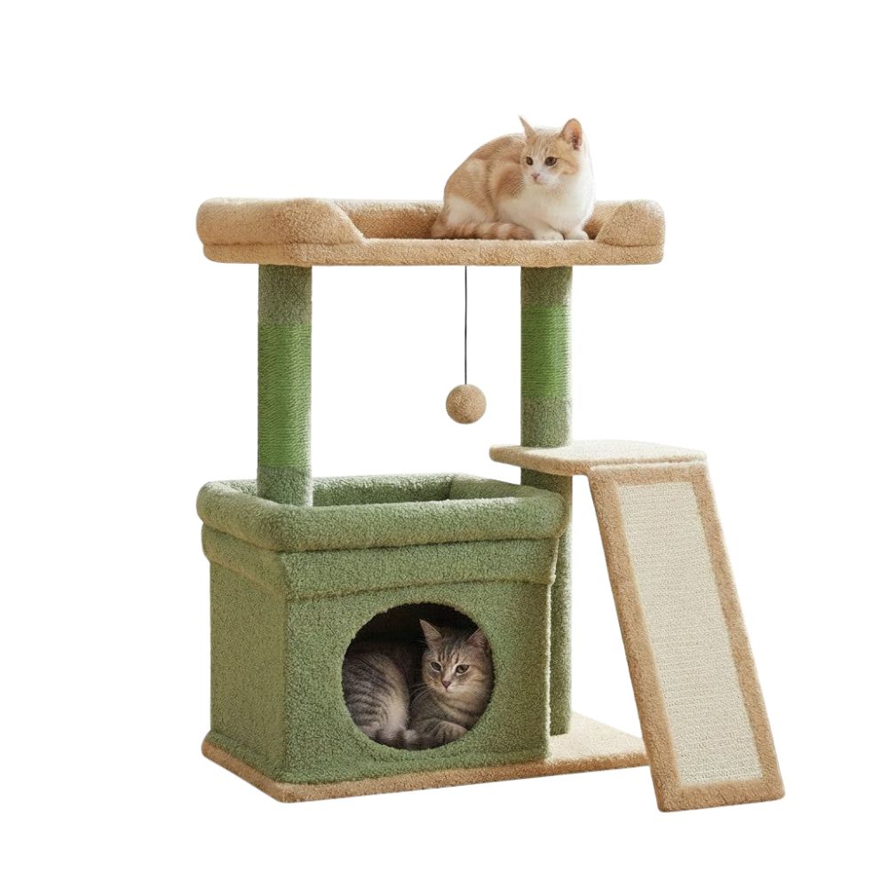 Petit Arbre à Chat avec Coussin Format Compact 68cm