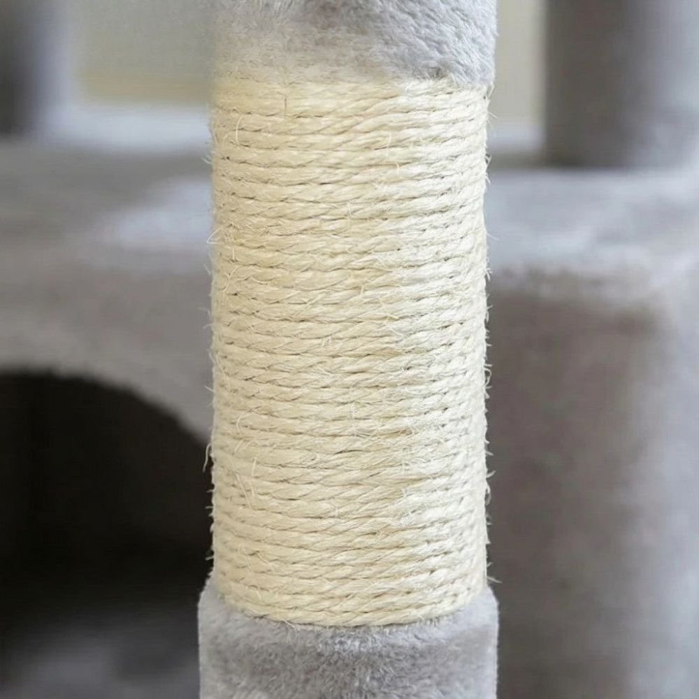 Petit Arbre à Chat Beige Compact 84cm